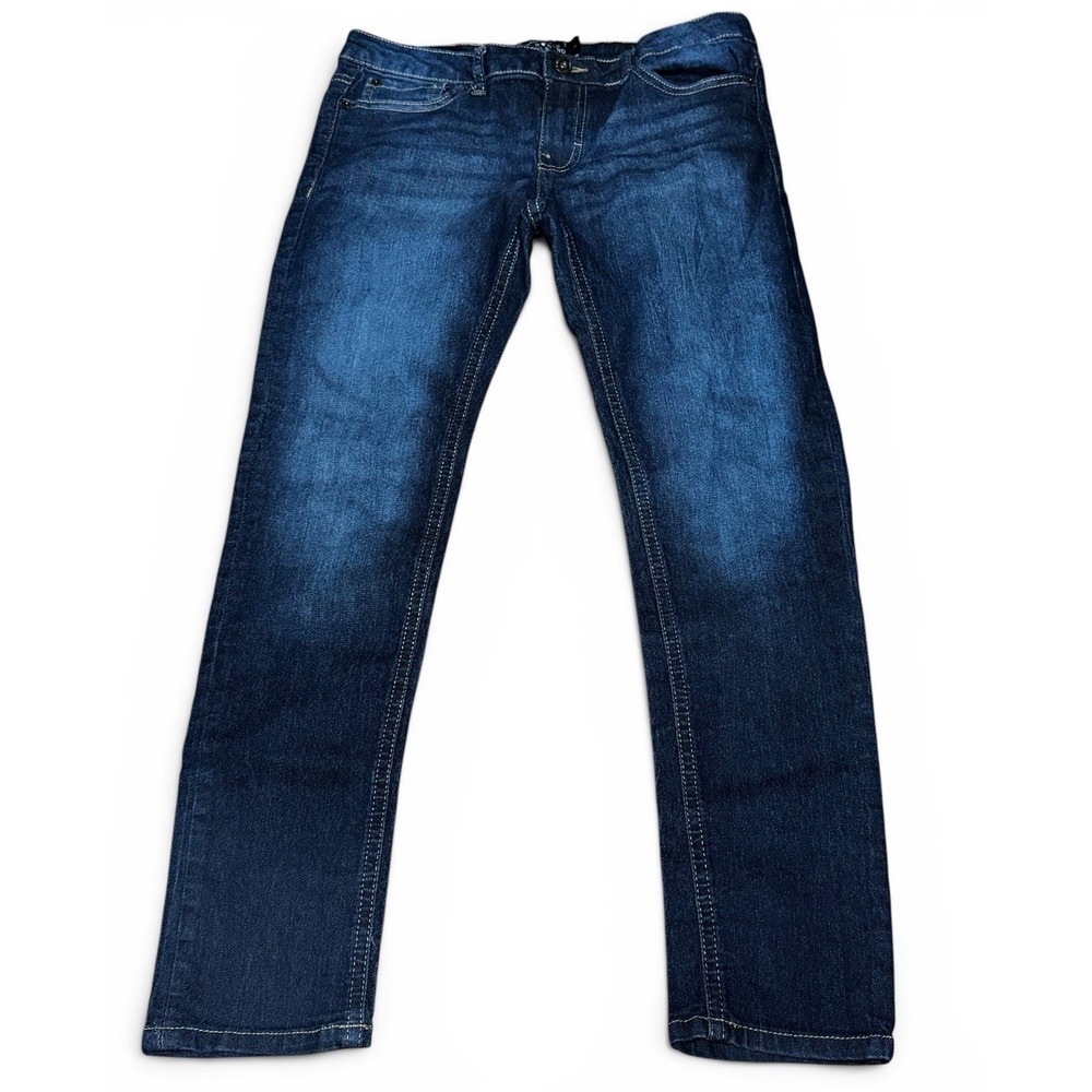 Girls Lucky Brand Zoe Skinny Jeans Size 14 Dark Wash Stretch Denim